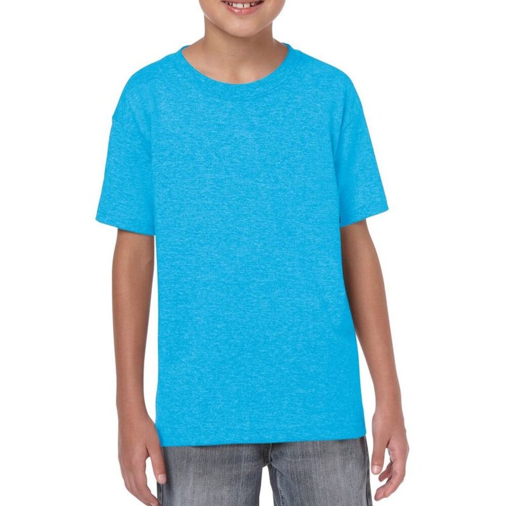 Gildan Childrens/Kids Softstyle Plain T-Shirt / Sapphire